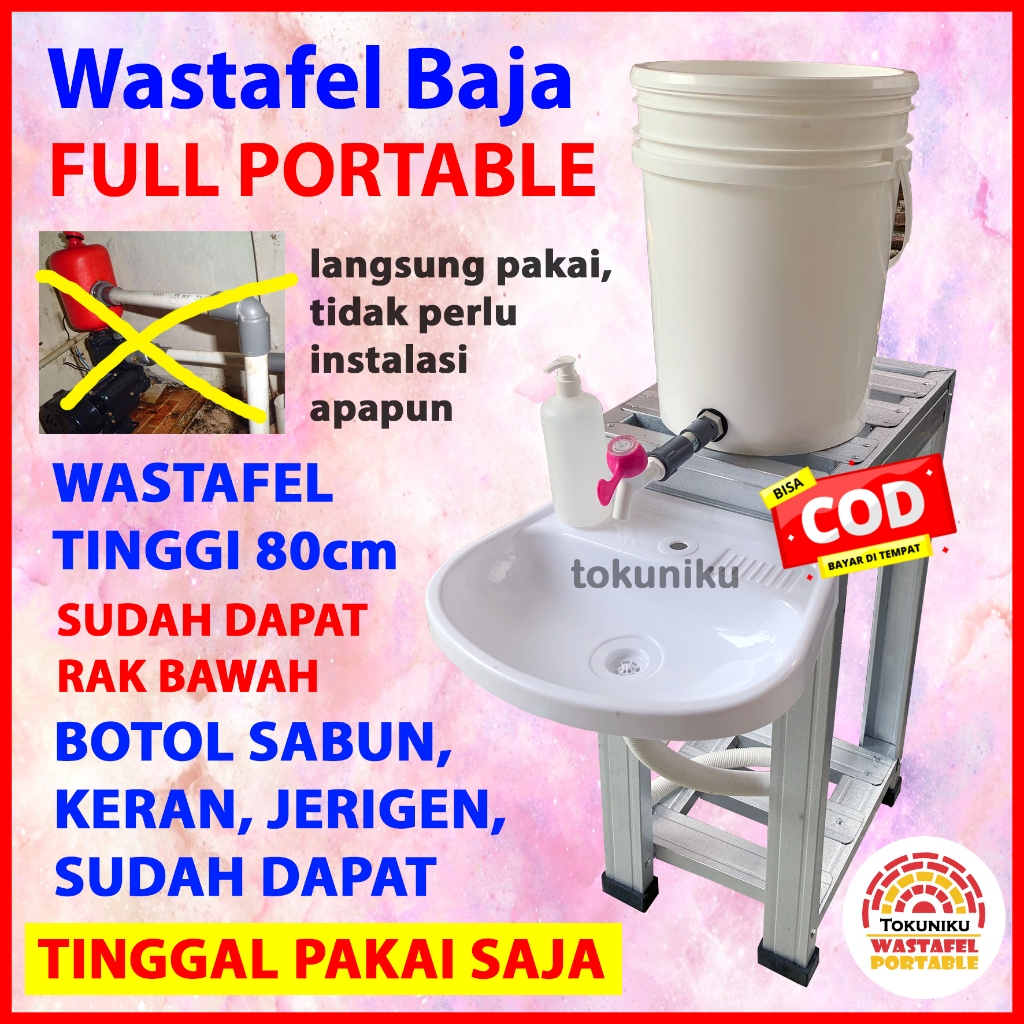 Wastafel Portable Drum Tempat Cuci Tangan Murah Wastafel Portabel