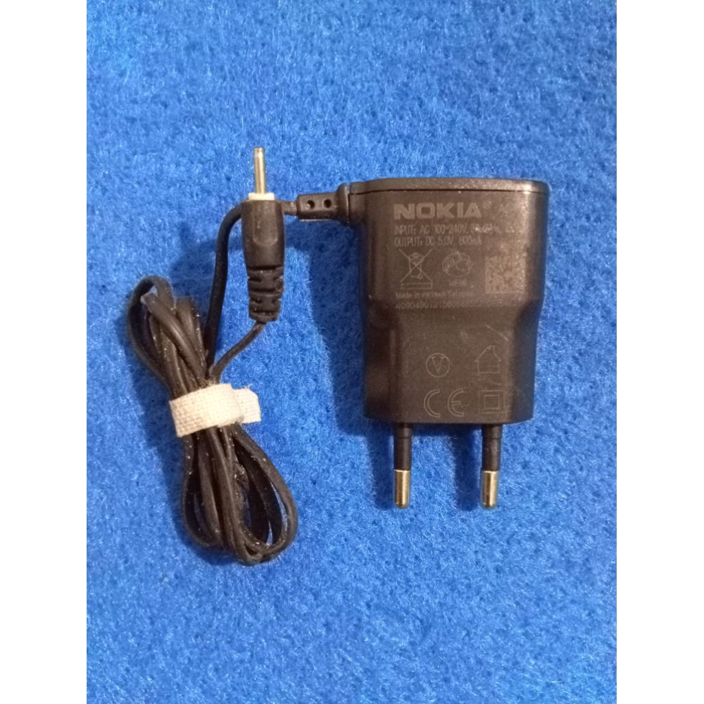 charger 5.0v 800ma merk Nokia Jack kecil