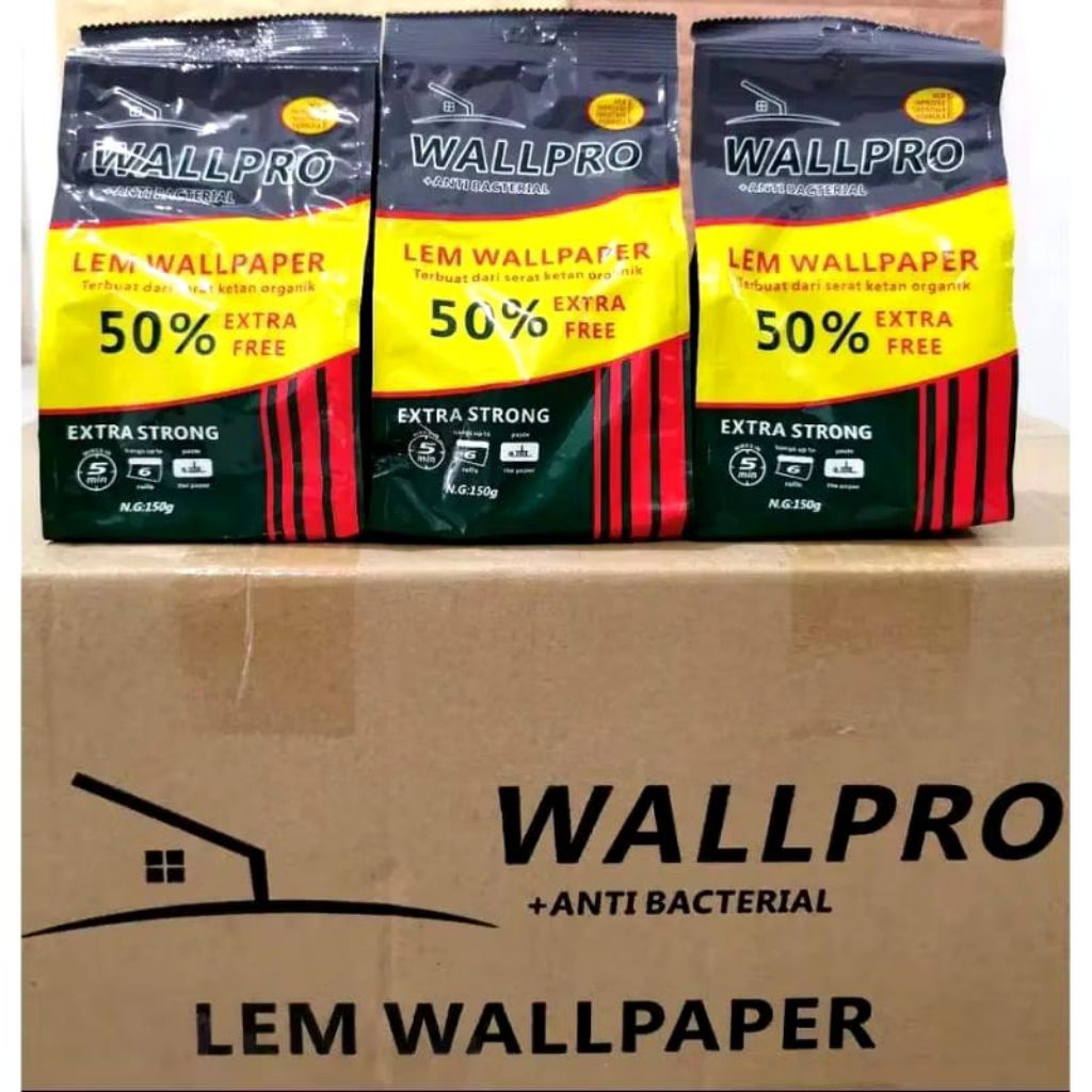 Lem Wallpaper Dinding Lem Wallpro 150gr Lem Stiker Dinding Lem Tambahan Wallpaper Dinding