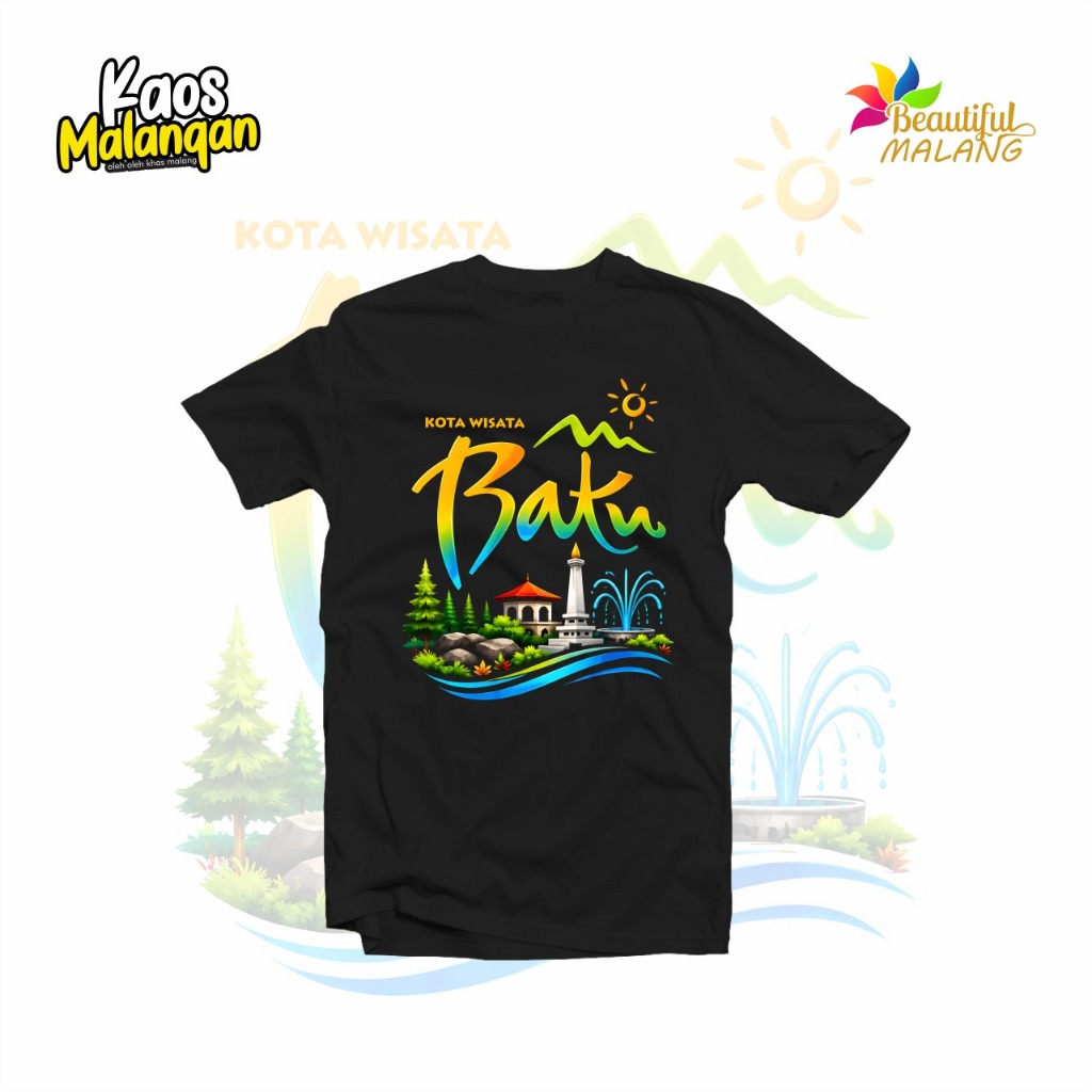 [ TERBARU ] KAOS KHAS MALANG / KAOS MALANGAN 071 -KOTA WISATA BATU