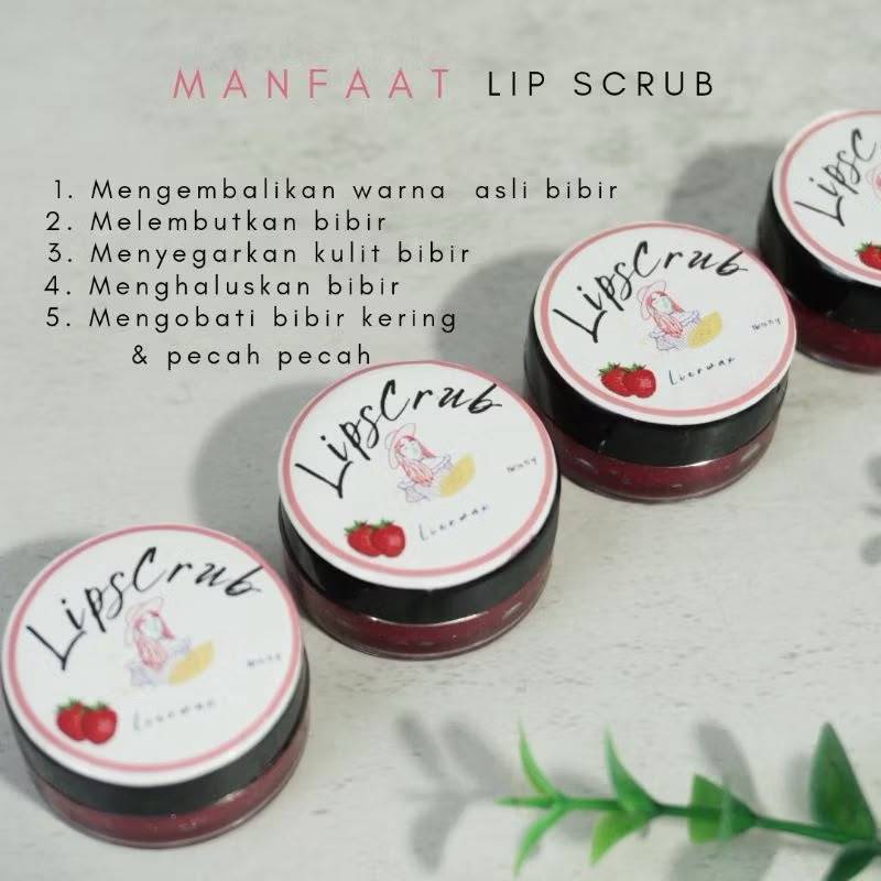 LIPRUB BIBIR - SCRUB BIBIR - PENCERAH BIBIR - LIP SCRUB EMINA - PEMERAH BIBIR PERMANEN - PERAWATAN B