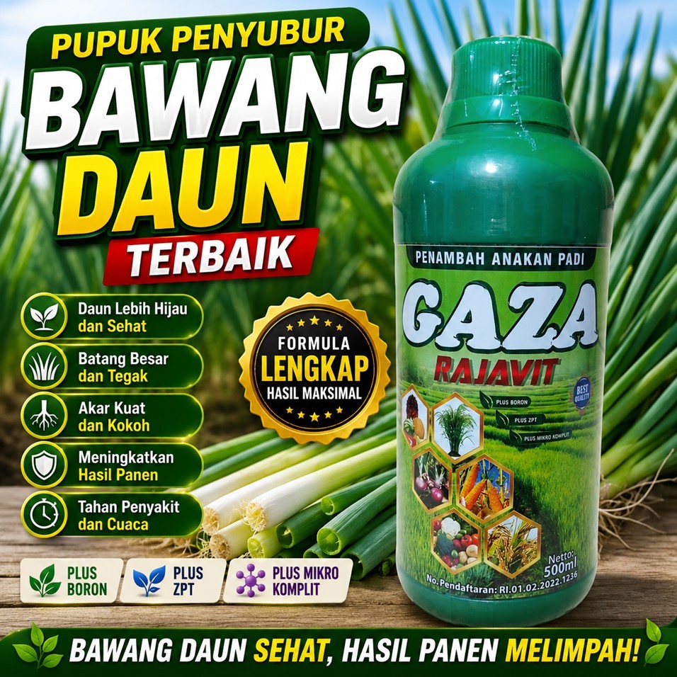 Pupuk Bawang Daun Terbaik | Penyubur Bawang Daun Agar Daun Hijau Subur Pupuk Cair Bawang Daun | Memp