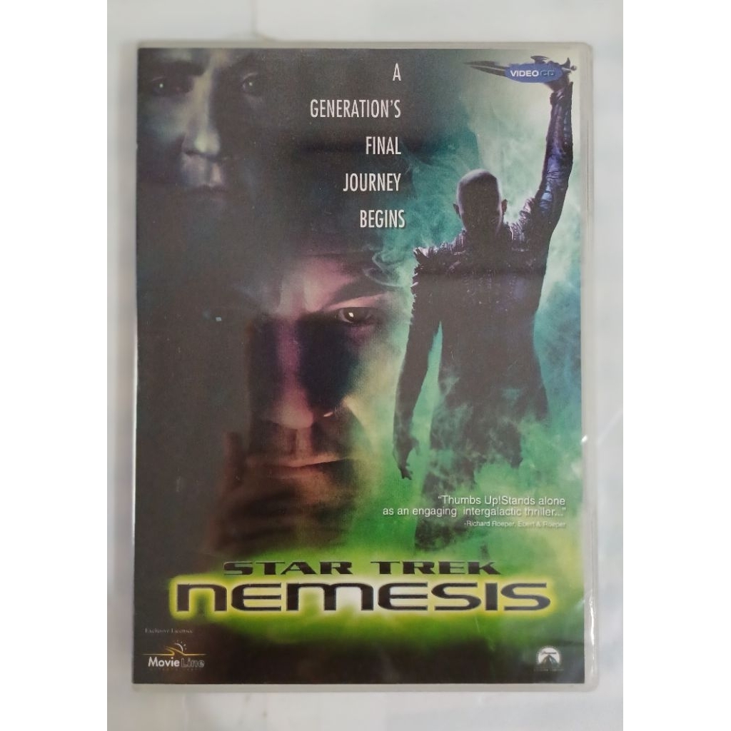 VCD Original Star Trek Nemesis