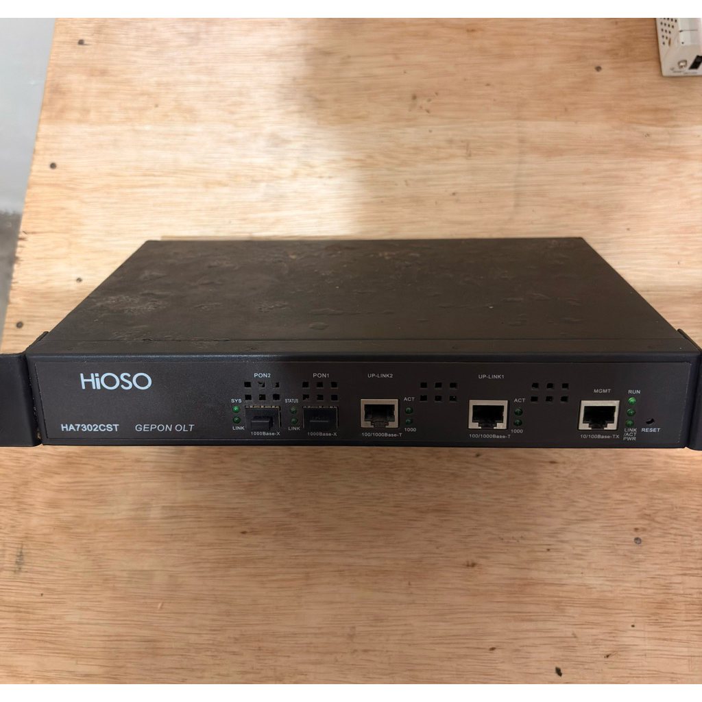 HIOSO HA7302CS OLT 2 PON BEKAS