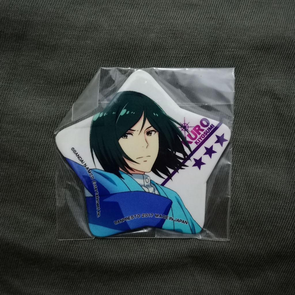 Kuro Kiyosumi The Idolmaster SideM Pin - Official Anime Game Merchandise