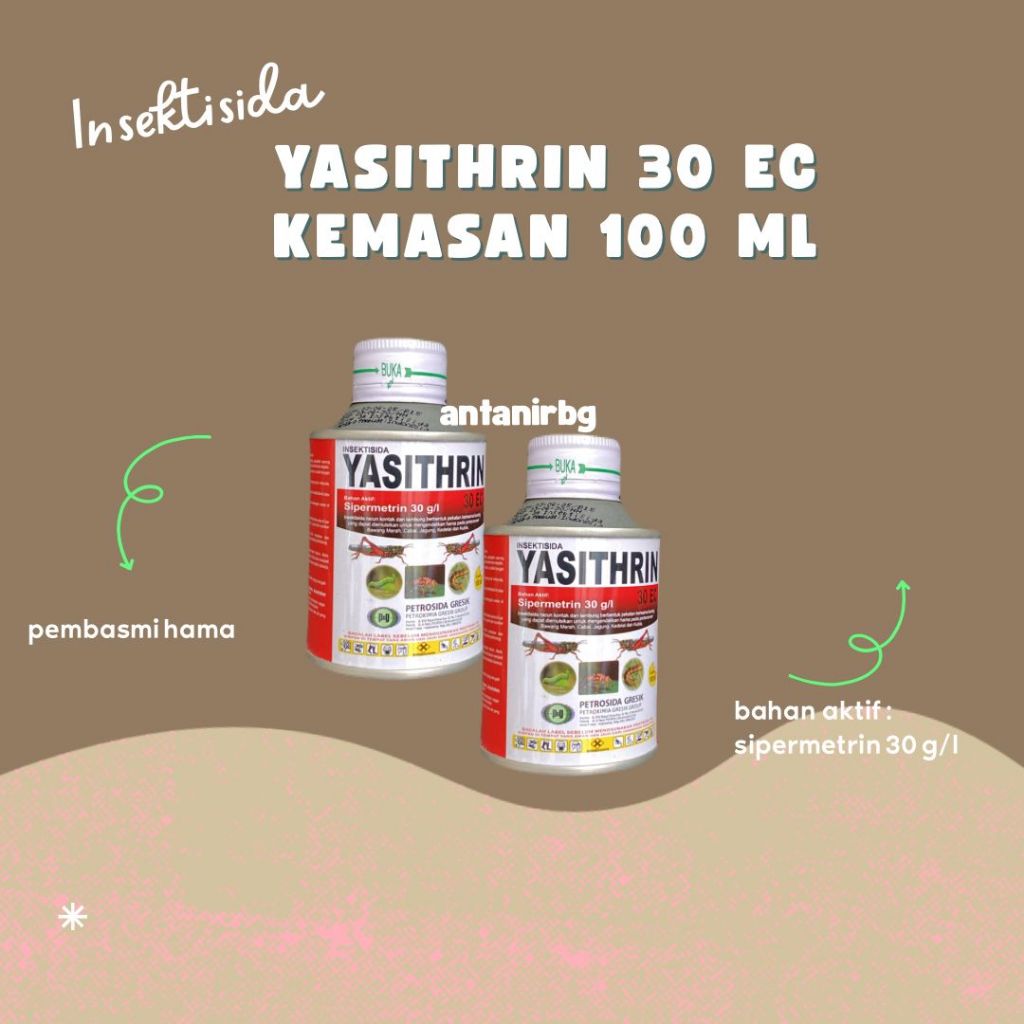 INSEKTISIDA YASITHRIN 30 EC 100 ML