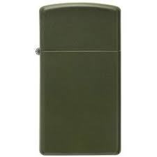 Korek Zippo 1627 Green Matte Slim