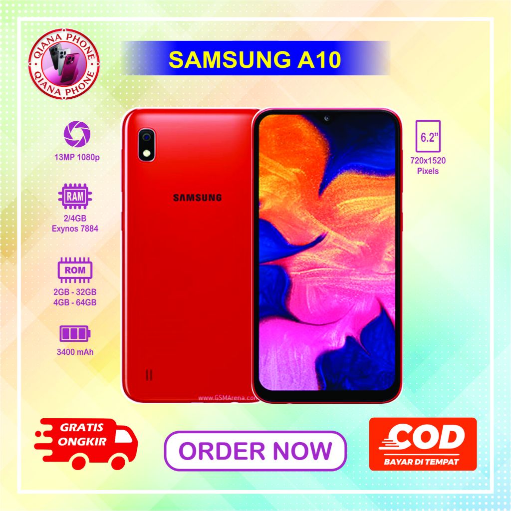 HP Samsung Galaxy A10 Normal second siap pakai