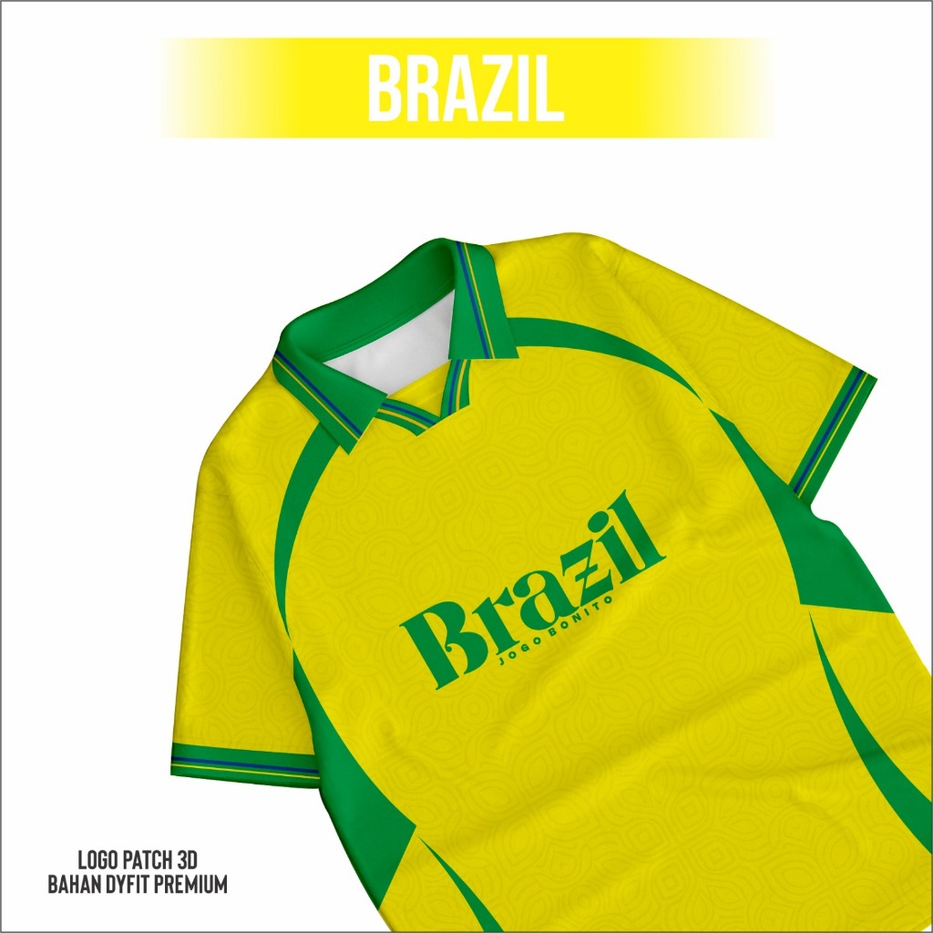JERSEY RETRO JERSEY VINTAGE BRAZIL FANTASY EDITION
