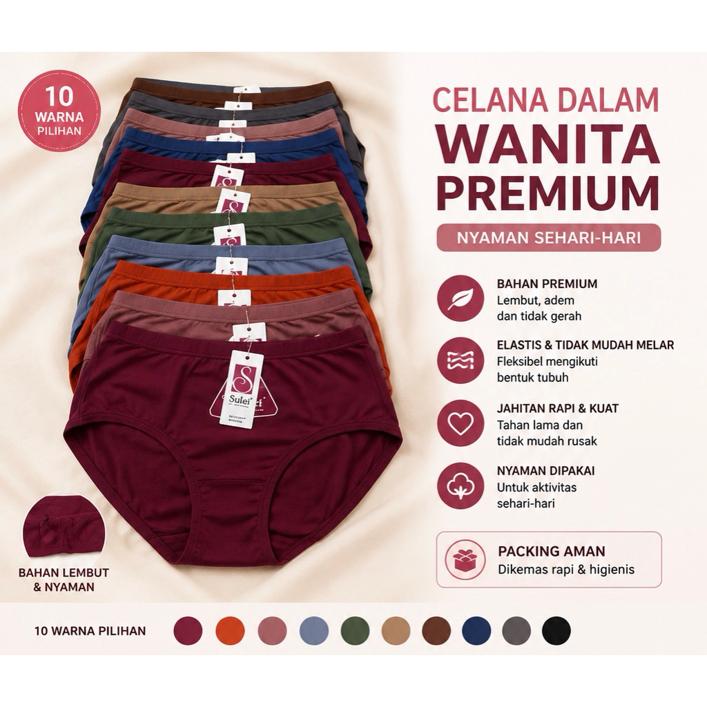 CELANA DALAM WANITA PREMIUM / CD WANITA MURAH / cd wanita import / cd bagus /cd suilei