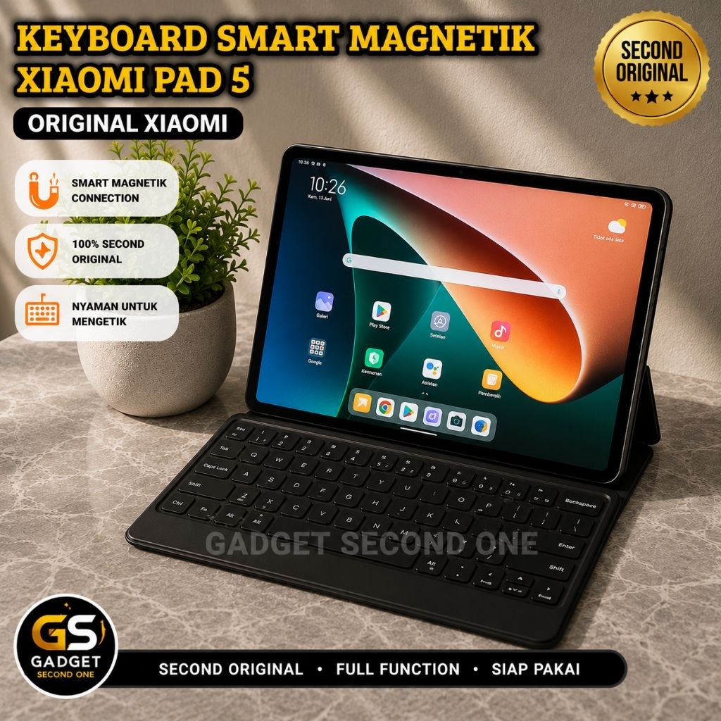 Keyboard Xiaomi Pad 5 Original Magnetic Keyboard Ori Second Like New
