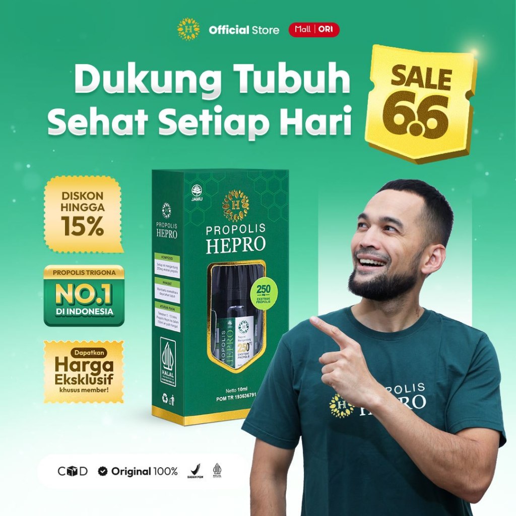 PROPOLIS HEPRO TRIGONA - Dukung Pemulihan Pasca Pengobatan