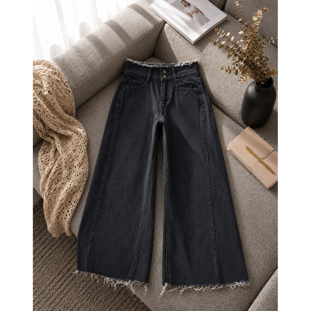 DELORA QULOT JEANS 61518 Celana jeans wanita