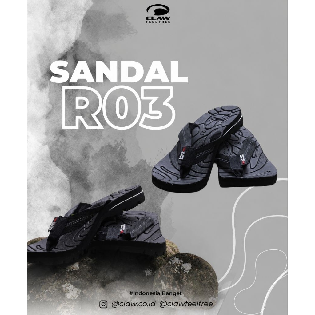Sandal Claw / Sandal Jepit 03 Claw / Sandal Outdoor / Sandal Gunung / ANMOUNT