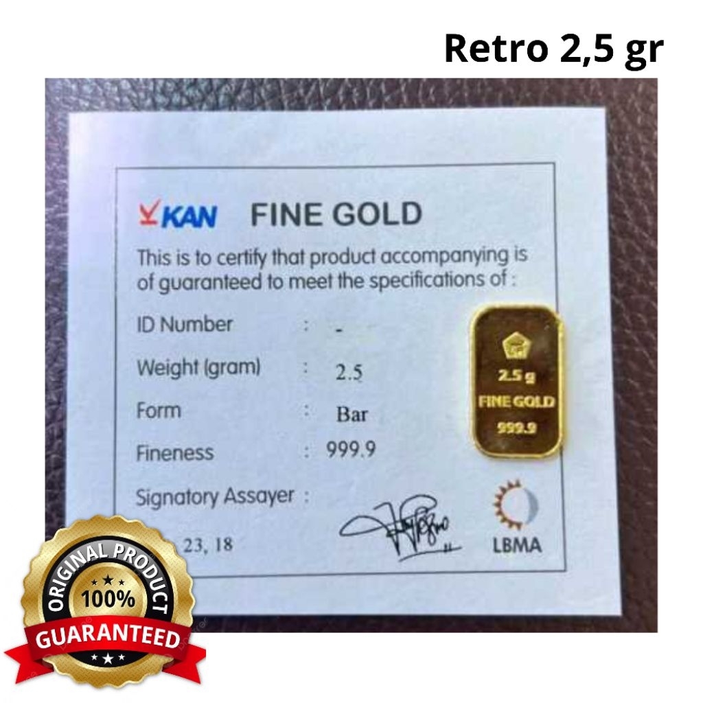Logam Mulia Antam Retro 2,5gr