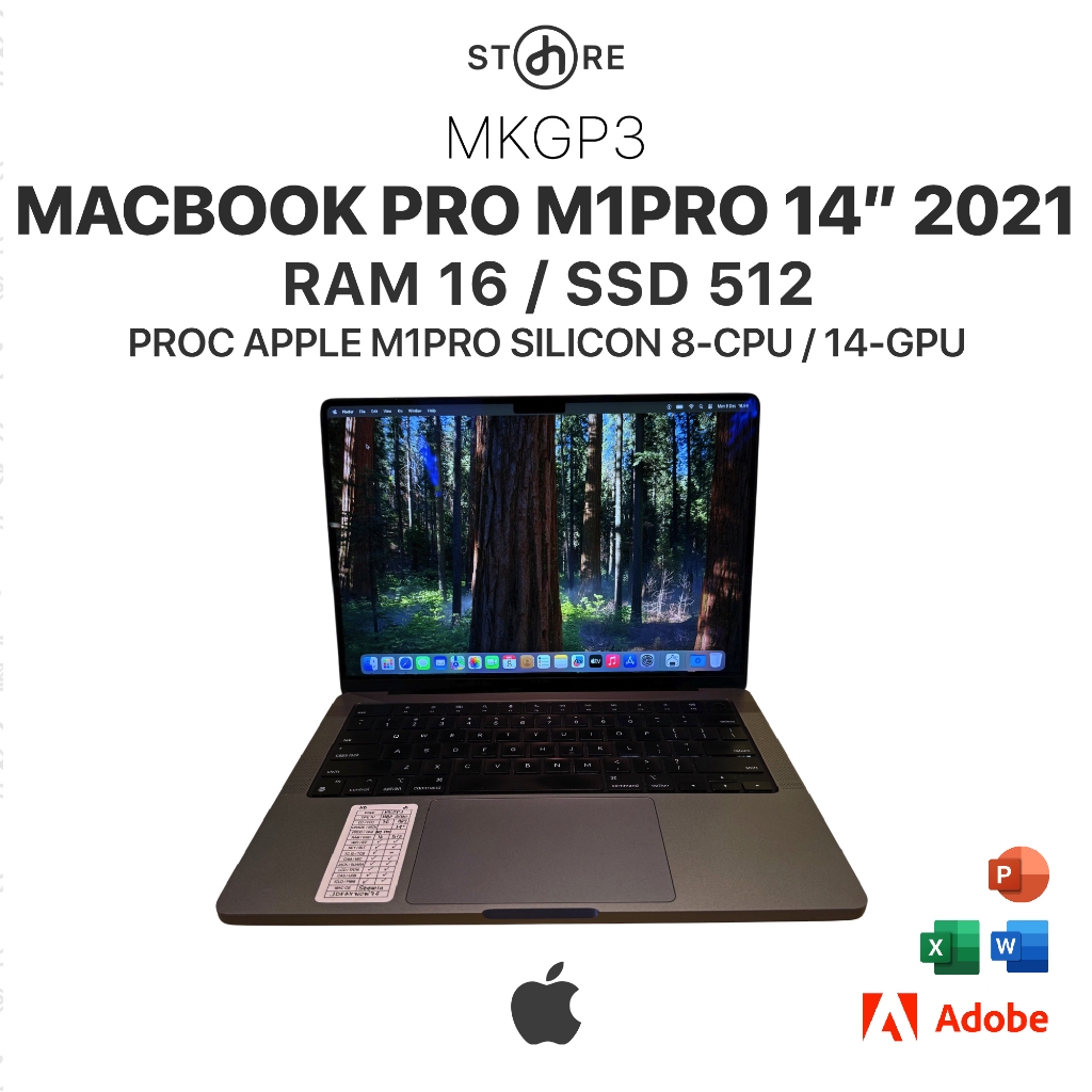 Second , Macbook Pro M1PRO 2021 14" , 16/512 , Grey , MKGP3
