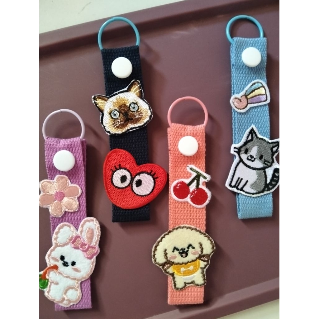 webbing keychain katun