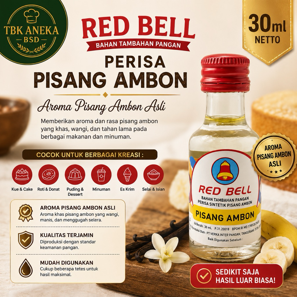 Red Bell perisa Pisang Ambon 30ML