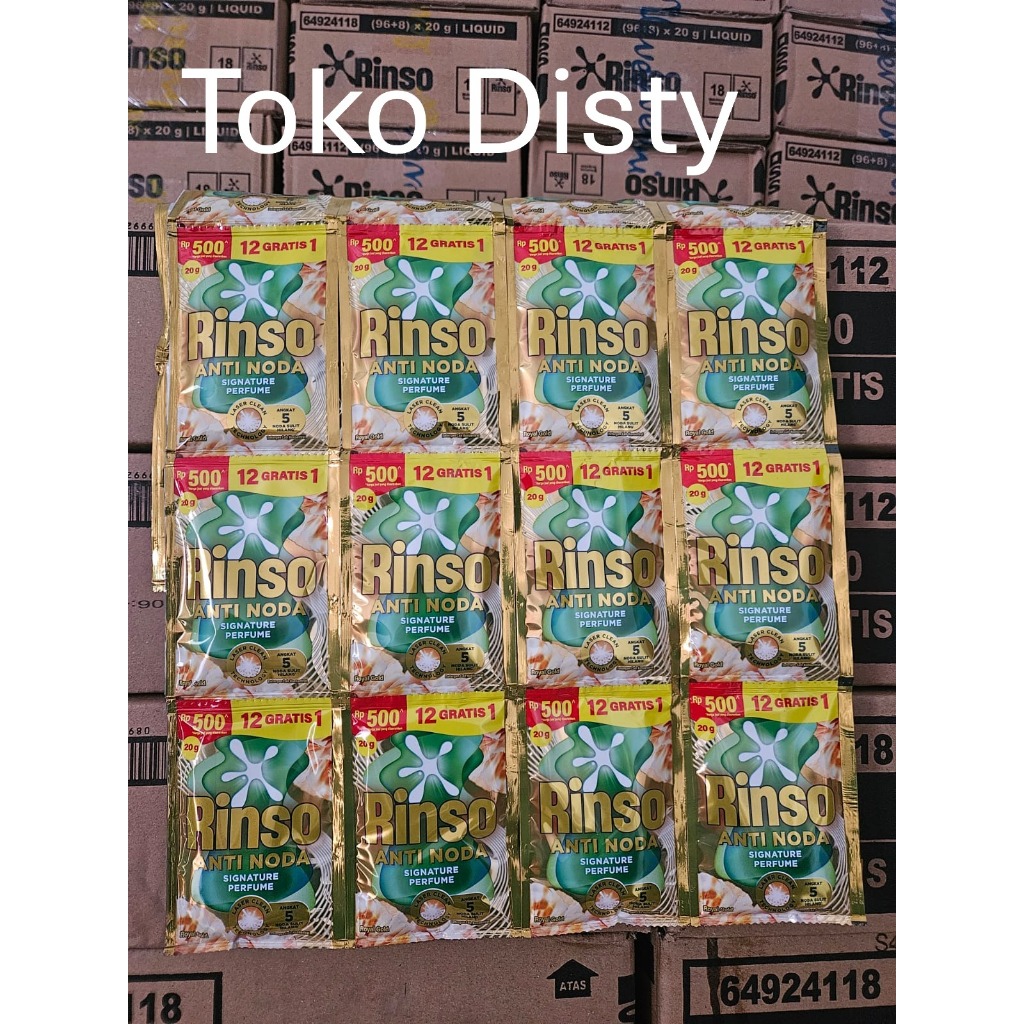 Rinso Anti Noda 20 Gram Sachet - Renceng 1dus