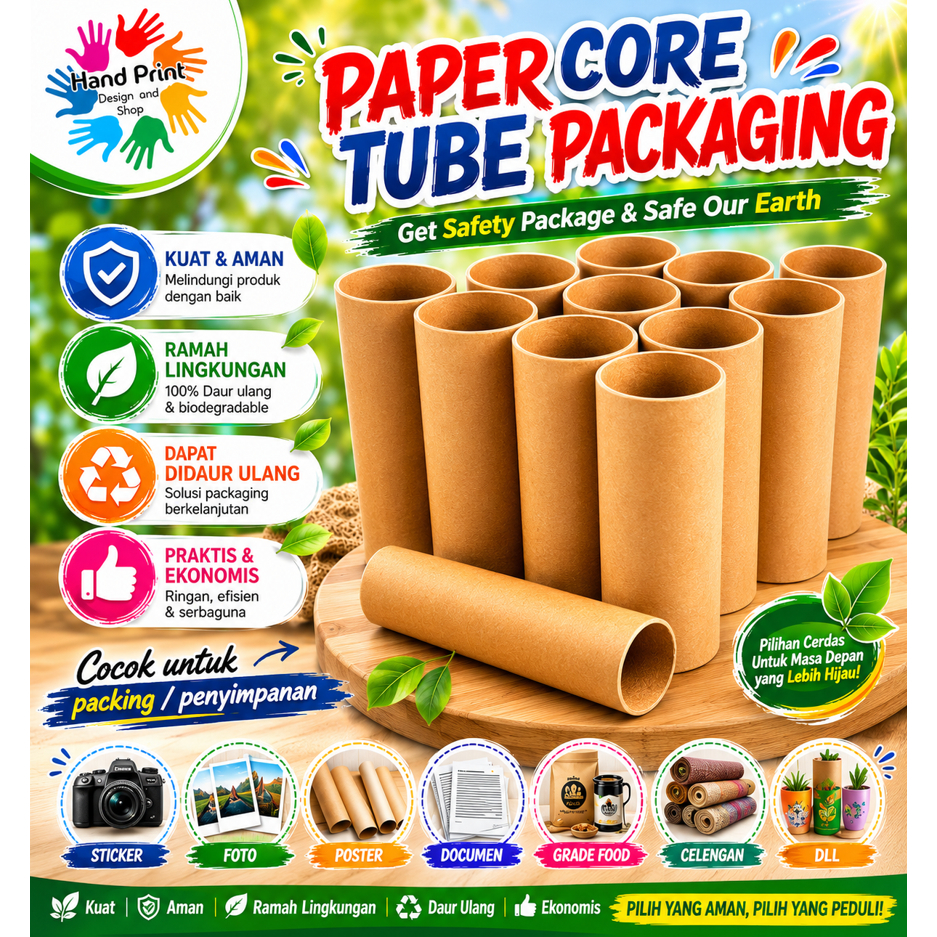 Selongsong Tabung Kardus Cones Paper Core Paper Tube Packing Material Tebal Desain Cone