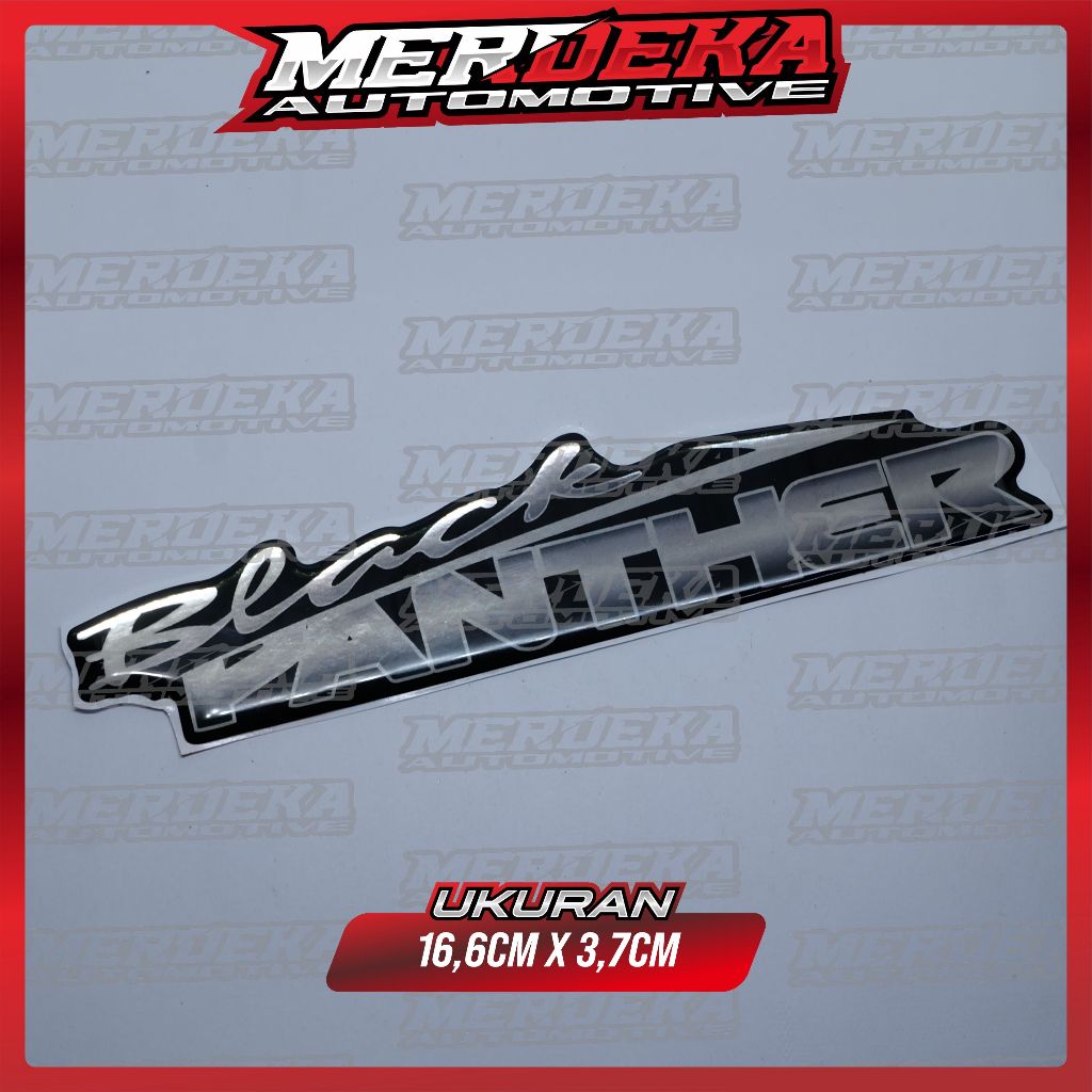 Emblem timbul isuzu black panther / emblem black panther / emblem isuzu panther limited edition