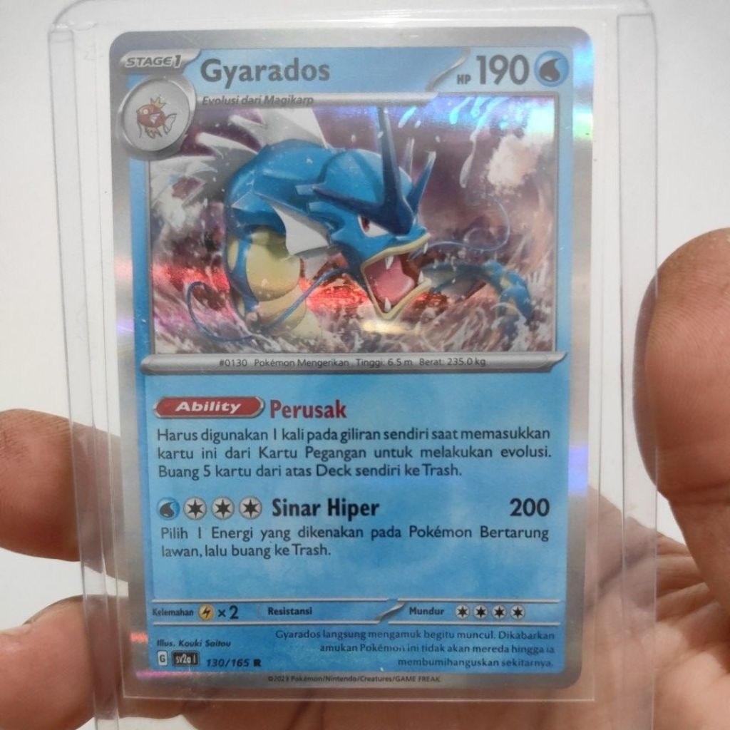 Pokemon TCG GYARADOS ID 130/165 Holo
