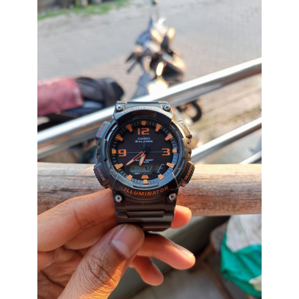 1 jam tangan Casio AQ tough solar