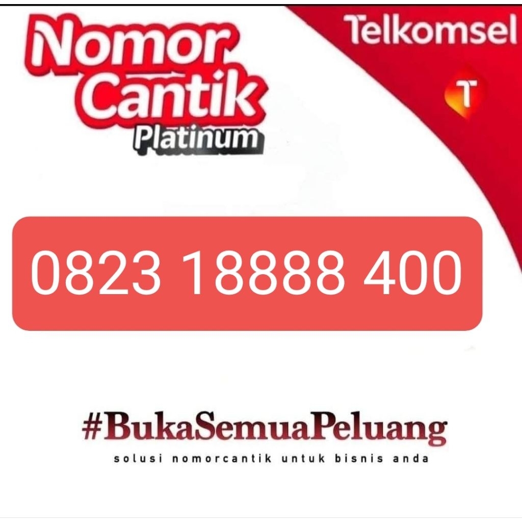NOMOR CANTIK TELKOMSEL 0823 18888 400 NOMOR CANTIK SIMPATI