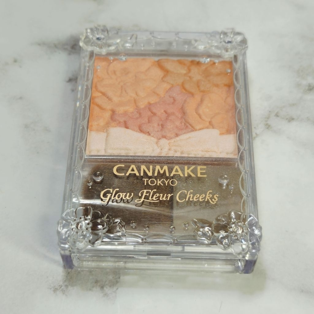 Canmake Glow Fleur Cheeks 01 Peach Fleur