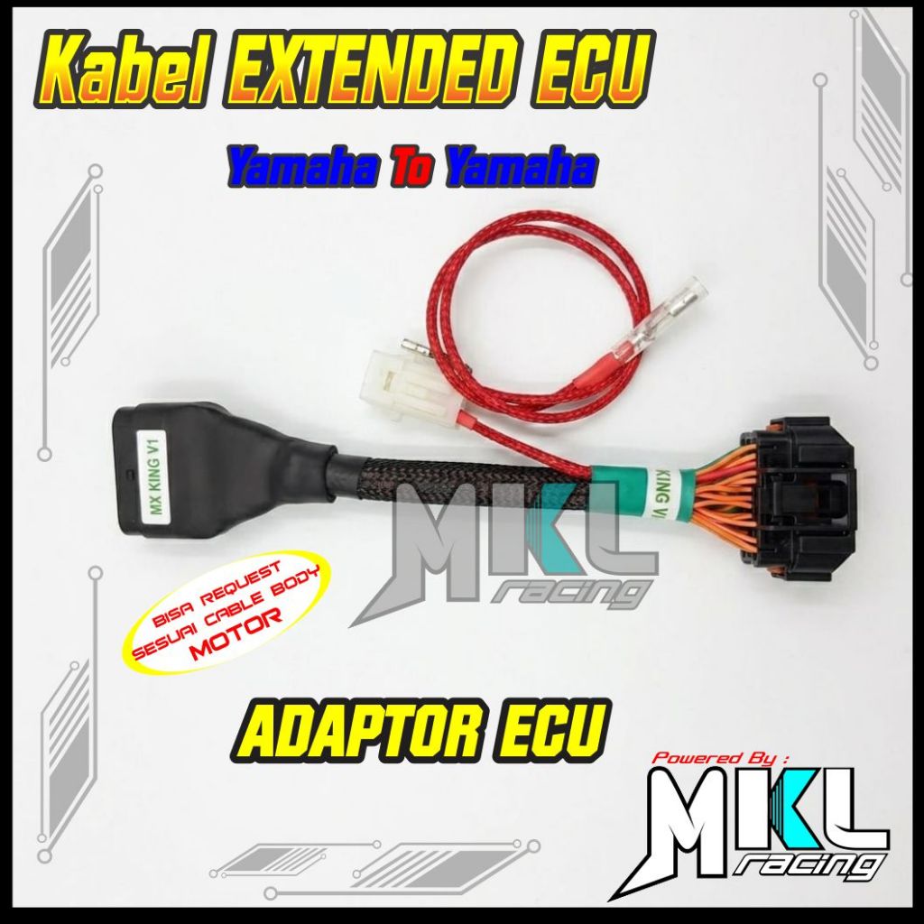 KABEL EXTENSION - EXTEND / EXTENDED ADAPTOR ECU YAMAHA MX KING V1 ke V2 Mio J Soul GT xRide 115 Wiri