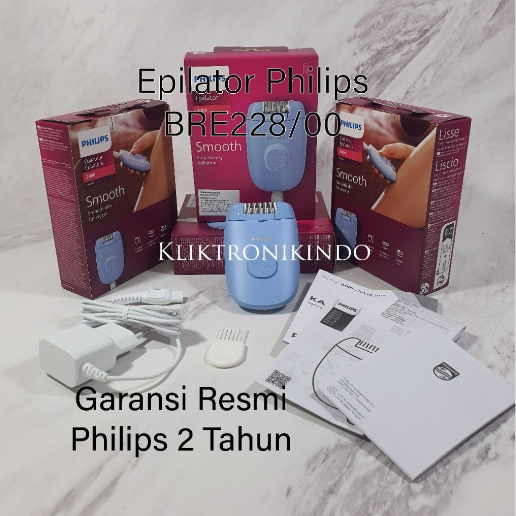 Epilator Philips BRE228 Hair Removal Philips BRE228/00 Penghilang bulu kaki Philips BRE228 Cabut bul