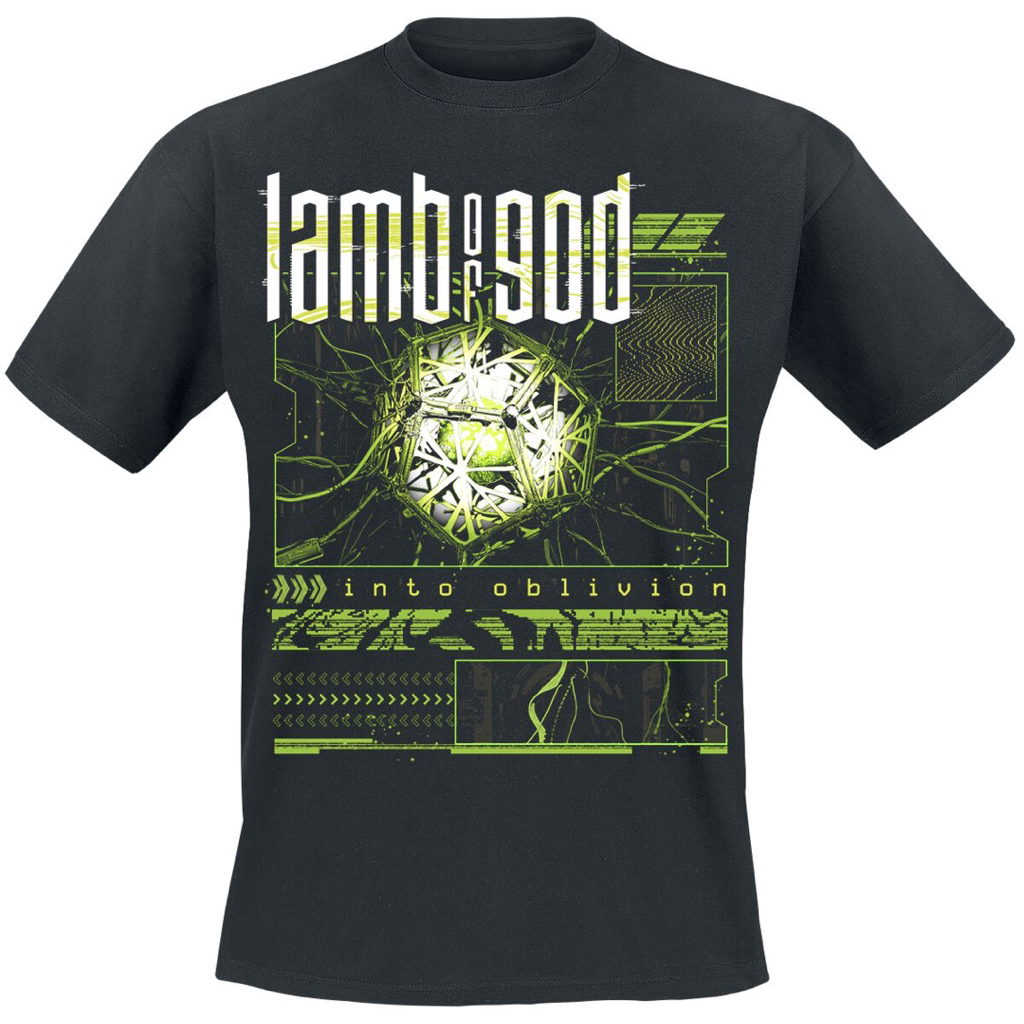 Kaos band Lamb of God Into Oblivion Glitch original