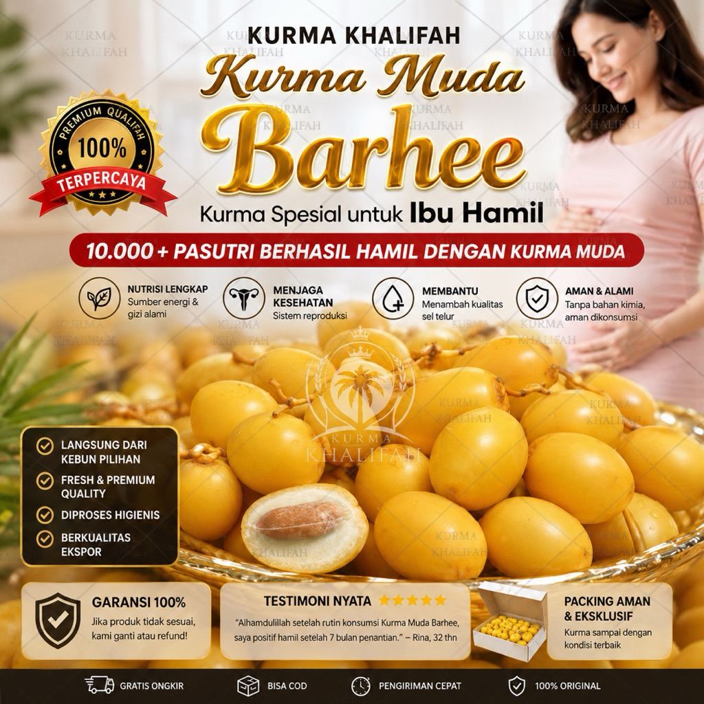 Kurma Muda Free Tespack 1 Kg | Kurma Muda Promil | Kurma Muda