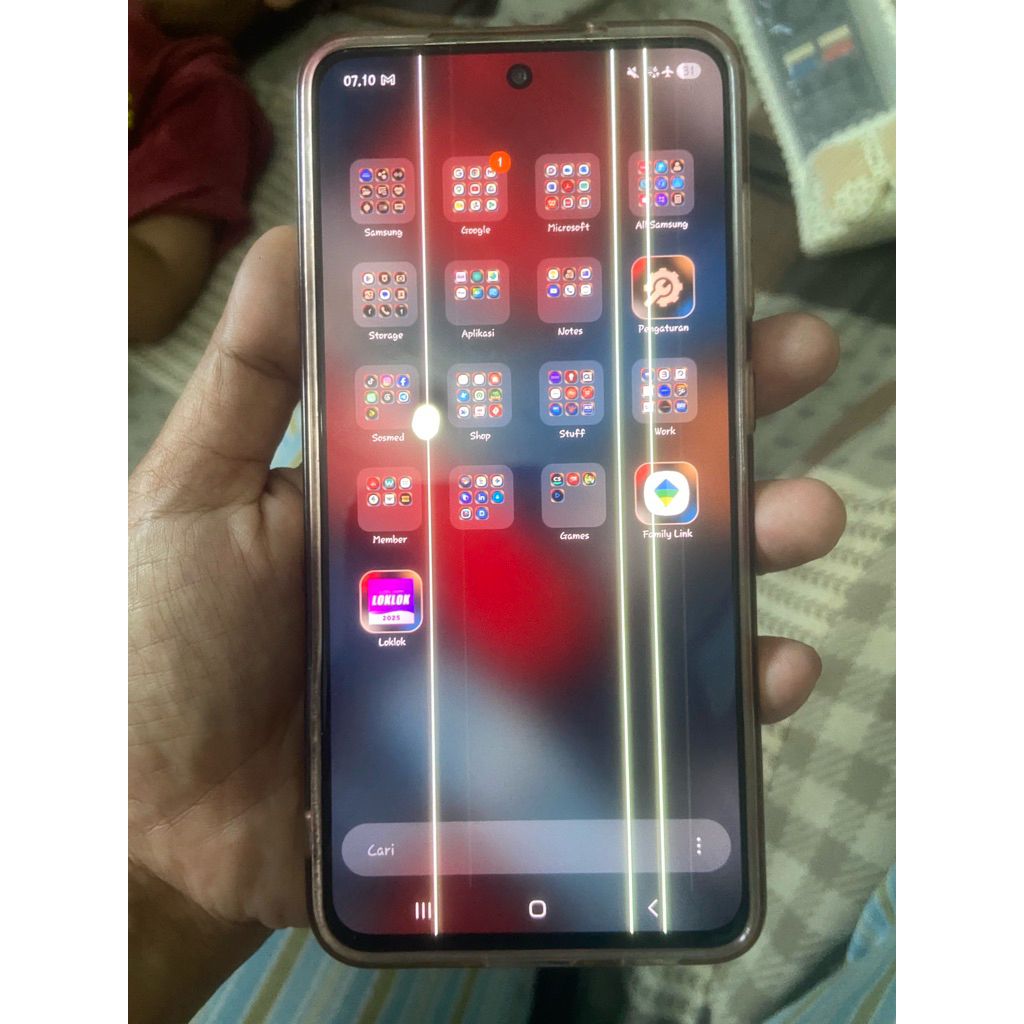 lcd cabutan samsung s21 fe