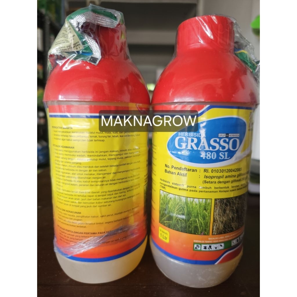Herbisida sistemik GRASSO 480 SL Racun rumput 1 liter