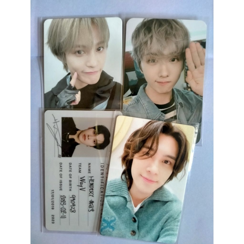 pc photocard nct dream wayv nct 2021 yizhiyu fansign hendery mumo hot sauce jisung photobook ver yan