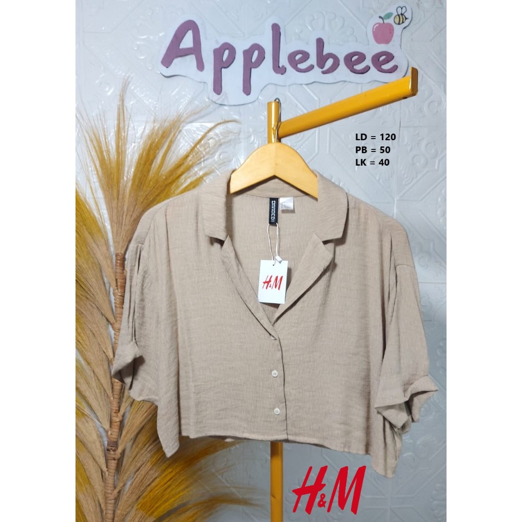 KEMEJA CROP MOKHA BY DIVIDED HNM