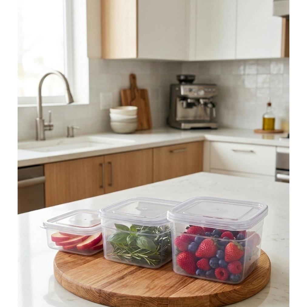 TOPLES POLOS/ TOPLES PLASTIK / TOPLES SERBAGUNA / TOPLES TEBAL / KOTAK MAKAN POLOS / KOTAK MAKAN PUT
