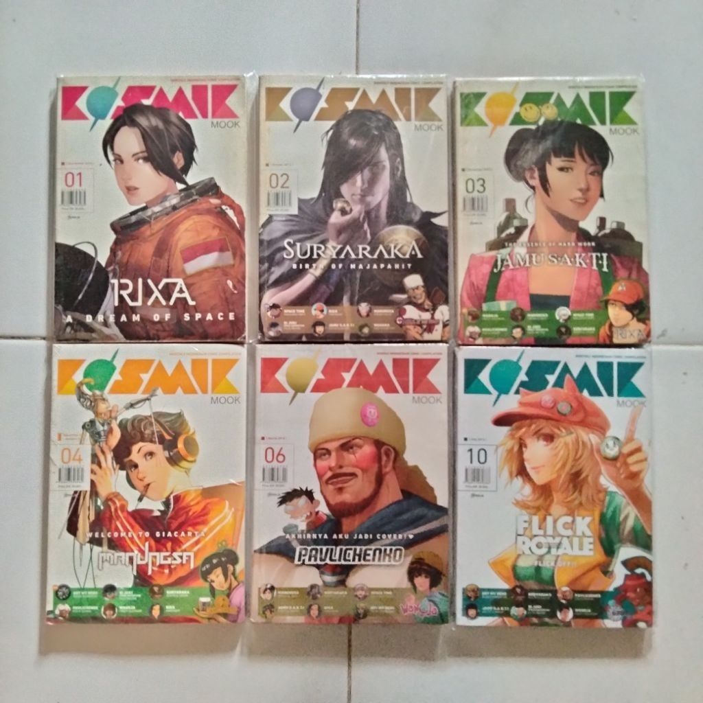 Paket Komik Lokal - Kosmik Mook - 6 Edisi
