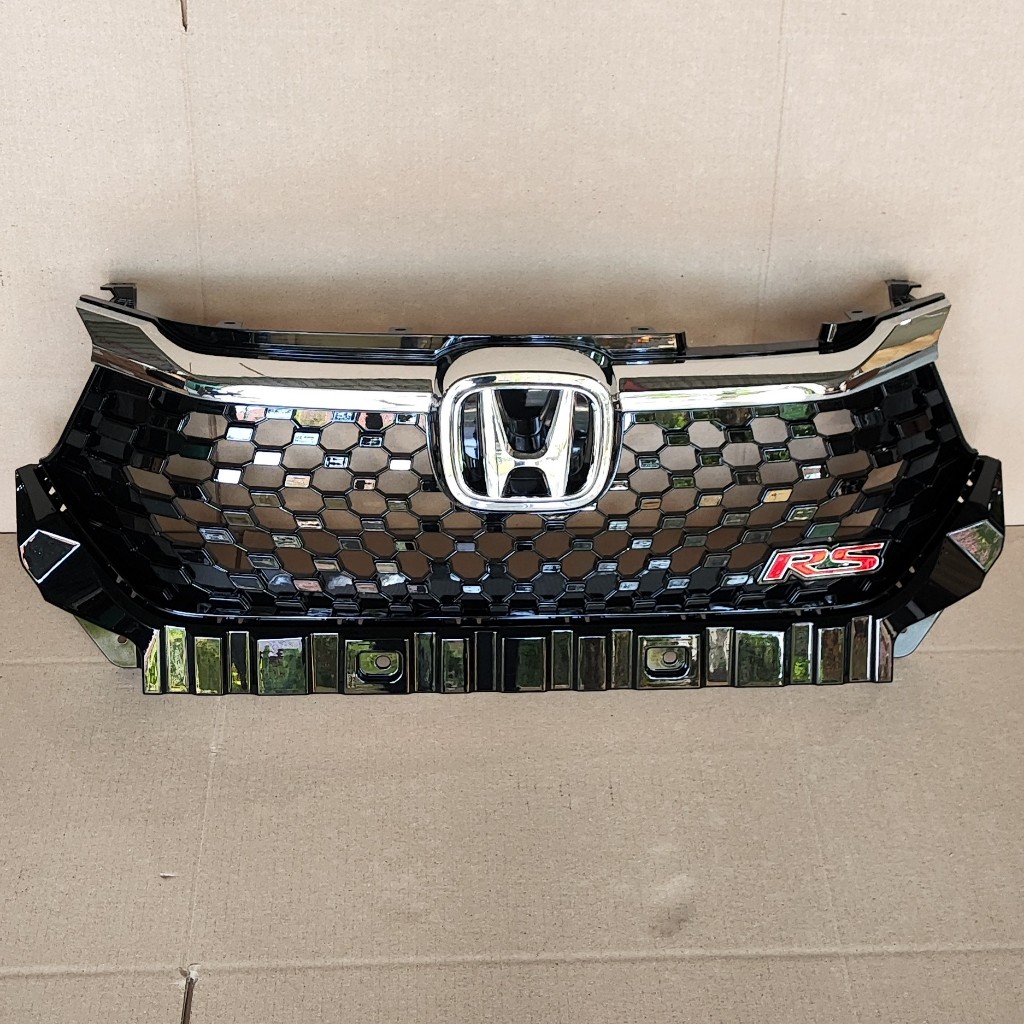 Grill Depan Brio RS 2023-2016 Facelift - Grill  Ram Jaring Honda Brio RS Satya Hitam Glosy