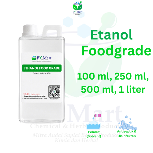 BY KIMIA & HERBAL - Ethanol Food Grade 96% / Ethanol Industri 96% / Ethyl Alcohol