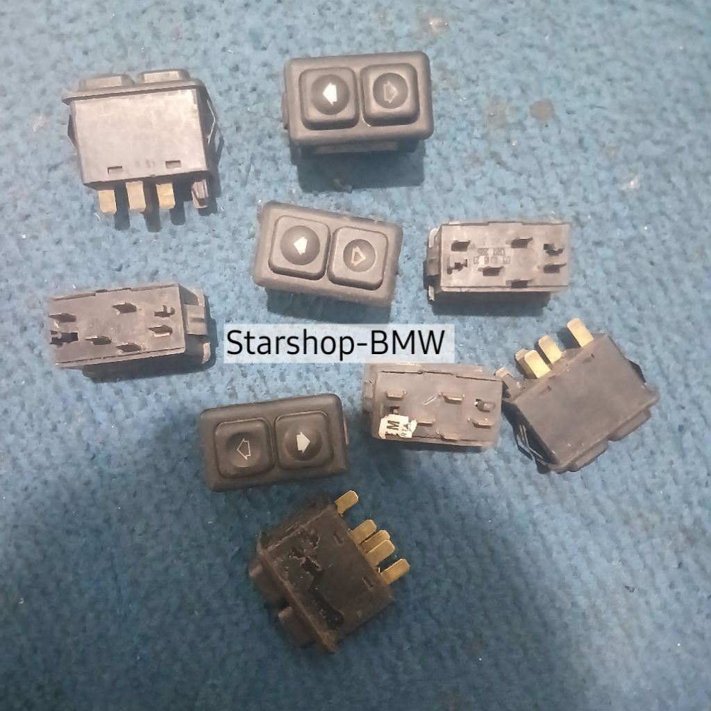 Switch Tombol power window BMW E30 M40 Original