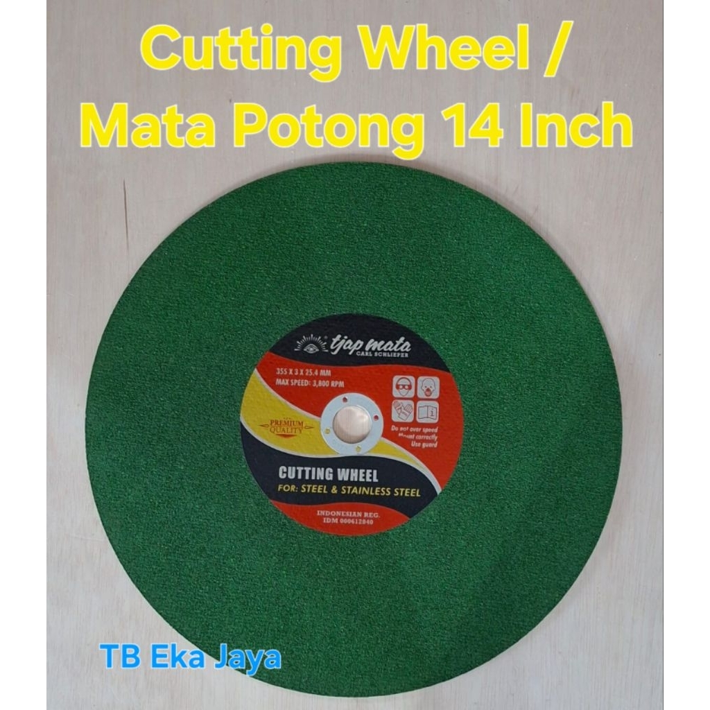 Cutting Wheel 14 Inch Mata Potong Mata Cutting 14" TJAP MATA