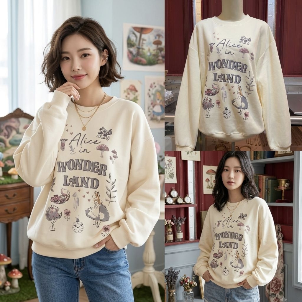 SWEATER OVERSIZE WONDERLAND M IMP0RT BNWOT