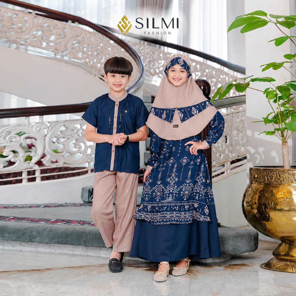 Silmi | Silmi Family (Kids Only) - Gamis Couple Pasangan - Sarimbit Couple Keluarga - Sarimbit Kelua