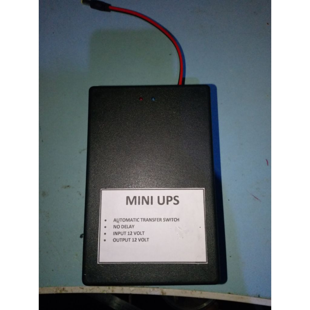 UPS  DC mini lifepo4 12.000 mAh Automatic Transfer Switch tanpa delay