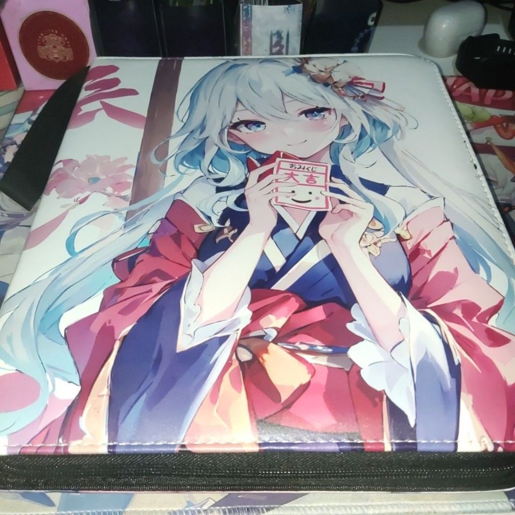 Binder Album Furina Genshin Impact 3x3 tanpa isi untuk tcg ccg card (second tapi kondisi bagus teraw