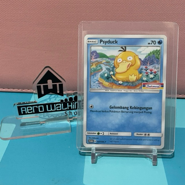 TCG POKEMON - PSYDUCK Indomaret 007/SM-P (Indonesia ID) Kartu Trading Card Game