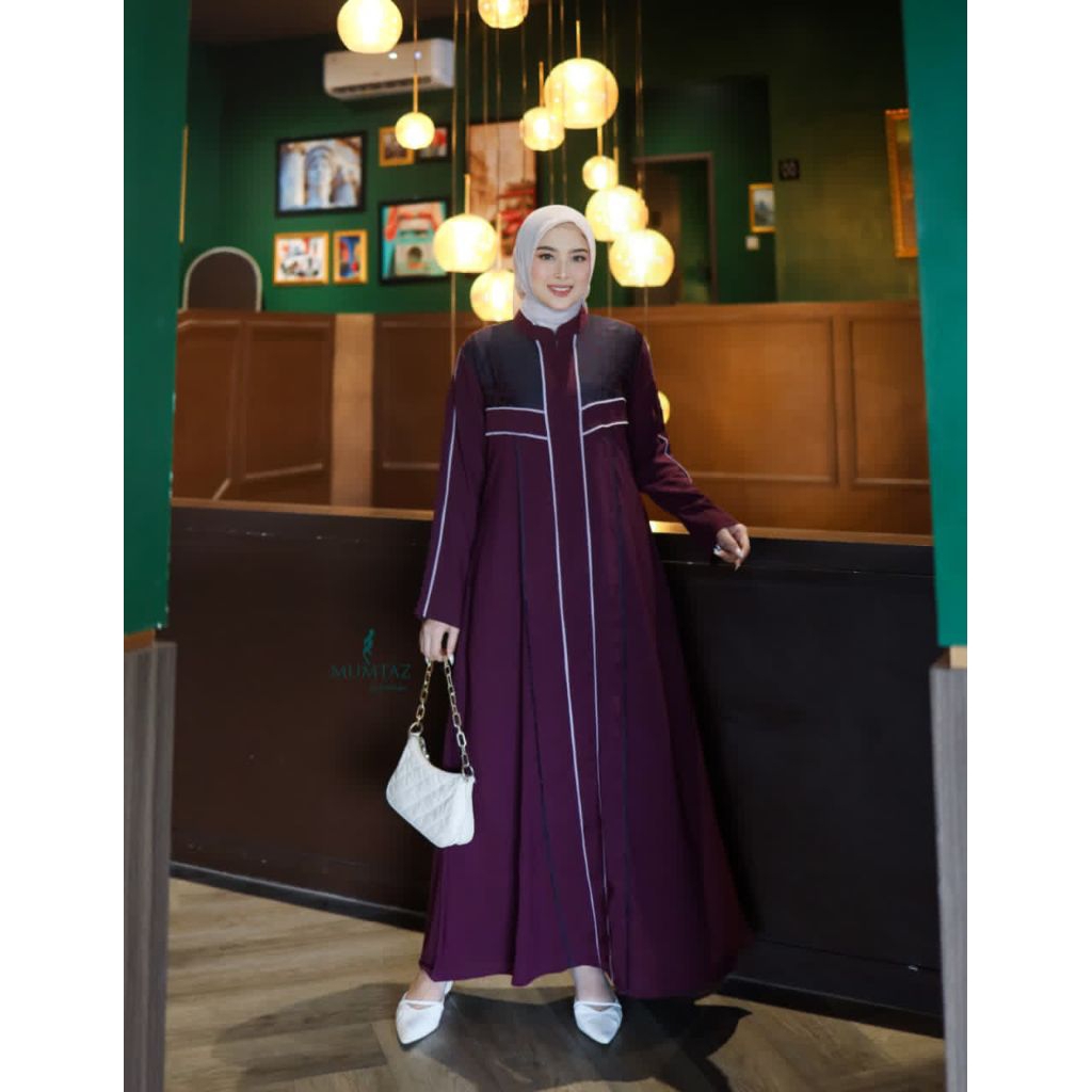 GAMIS LAZURA ABAYA MATT KATUN MADINA BY MUMTAZ