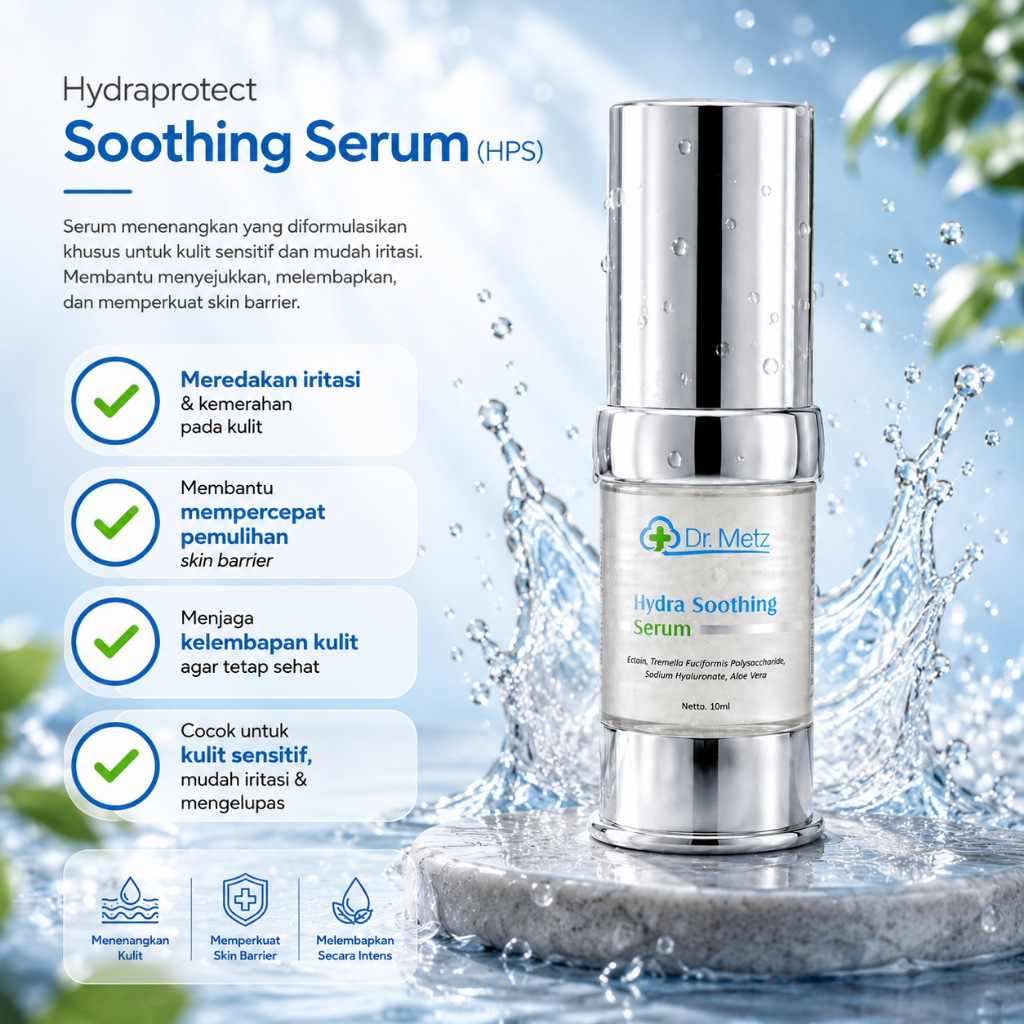Serum Untuk Kulit Sensitif - Dr Metz Skincare Hydraprotect Soothing Serum (HPS)